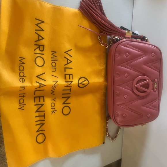 Valentino bella diamond leather crossbody in pink coral - Picture 4 of 7